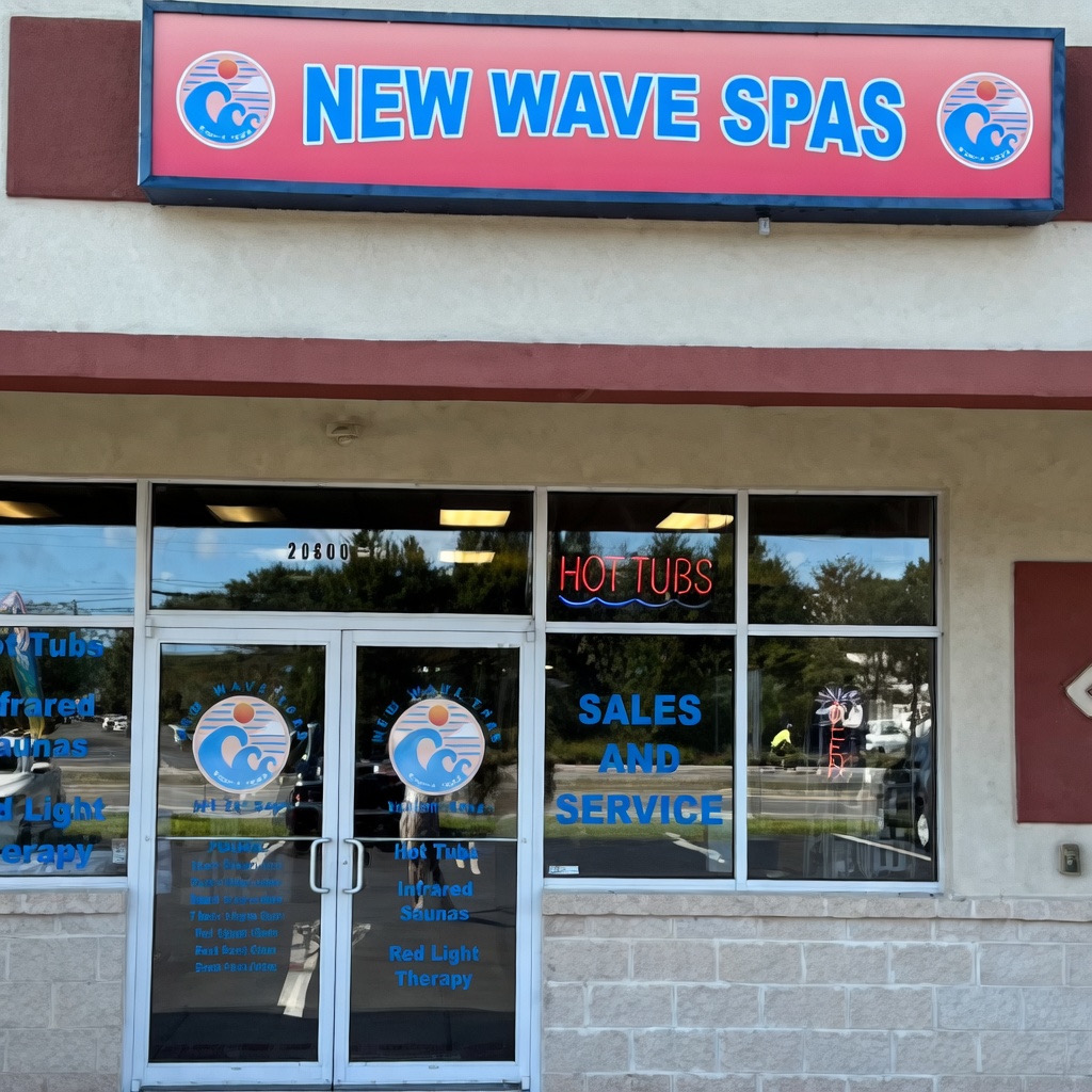 New Wave Spas storefront Route 1 Rehoboth Beach Delaware